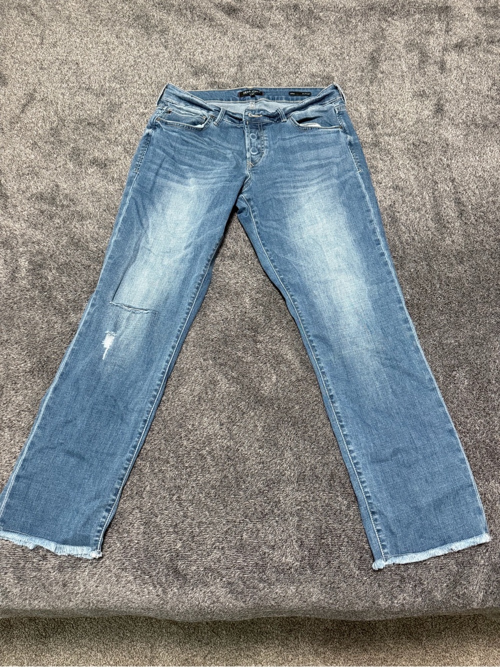 Dear John Faded Blue Straight-Leg Jeans